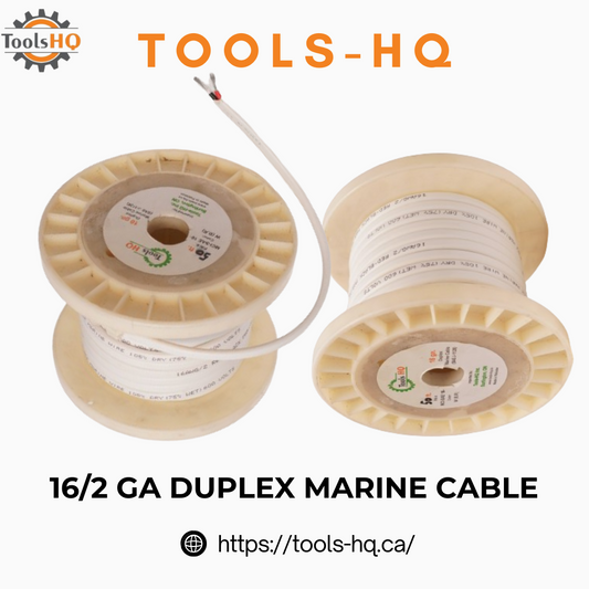 16/2 gauge duplex marine cable uses in boat and trailer.